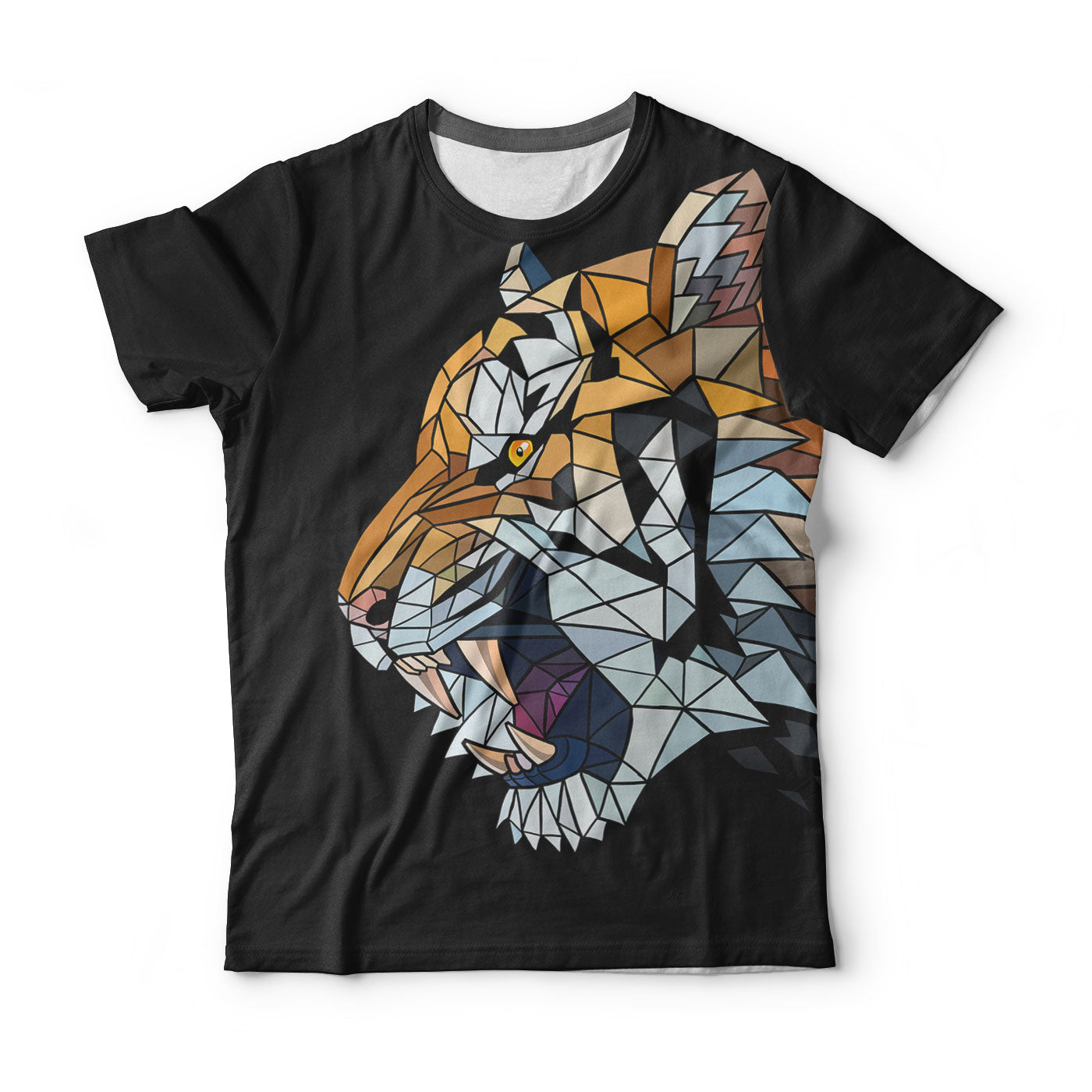 Geometric Tiger T-Shirt