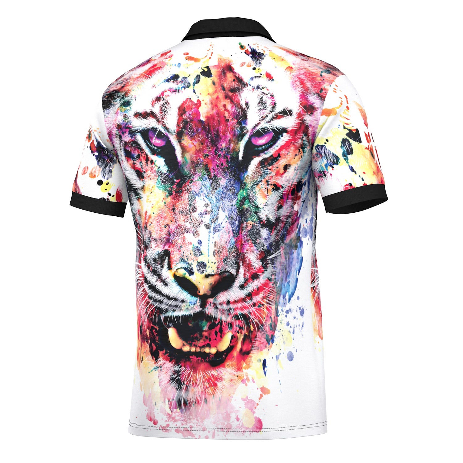 Aquarelle Tiger Polo Shirt