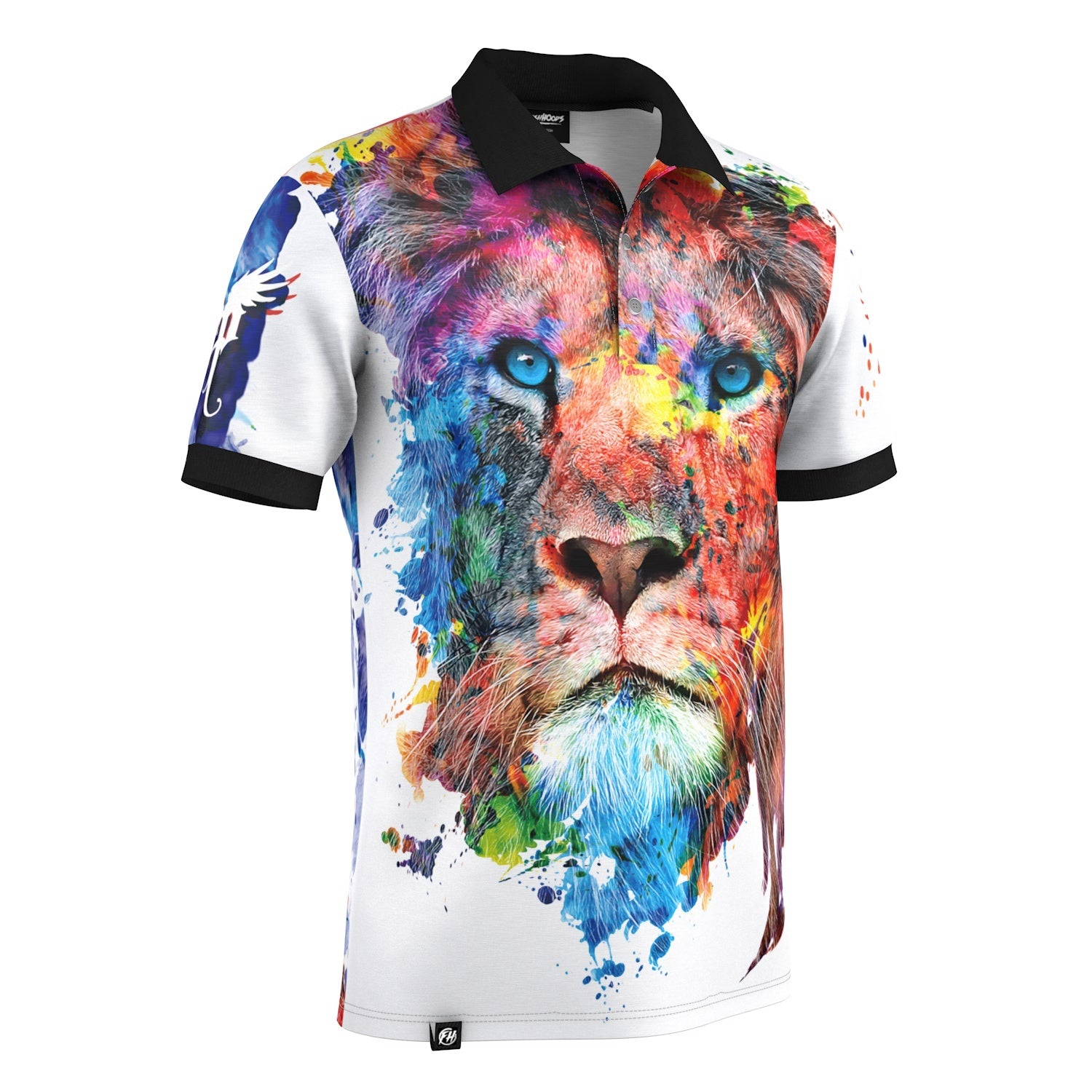 Colorful Lion Polo Shirt