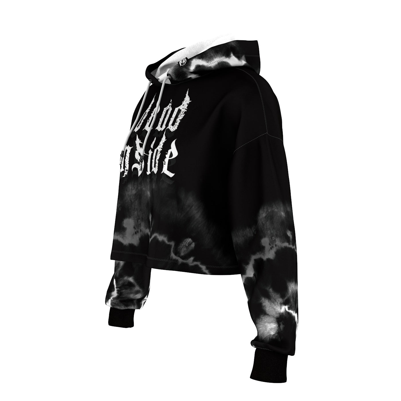 Dead Inside Cropped Hoodie