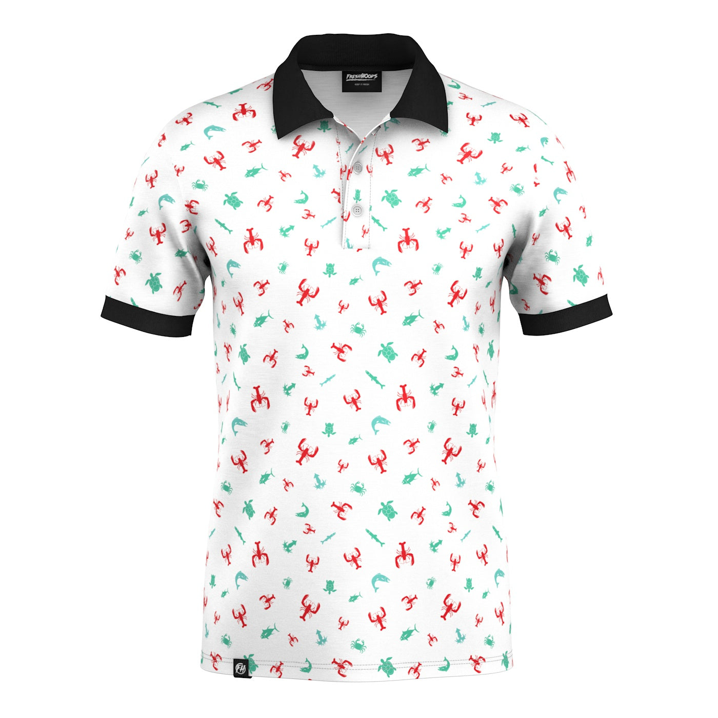 Doodle Lobster Polo Shirt