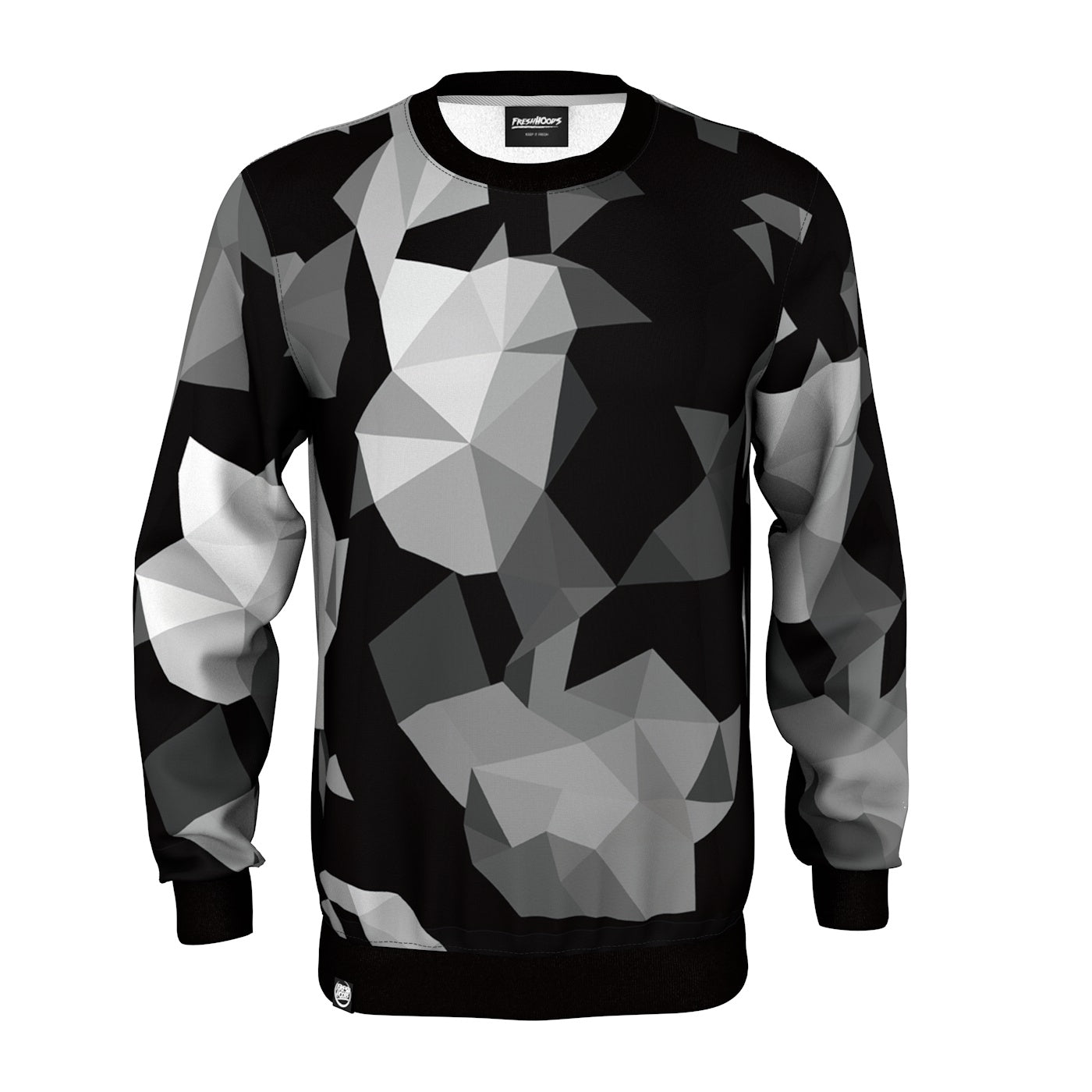 Cubes Black Sweatshirt