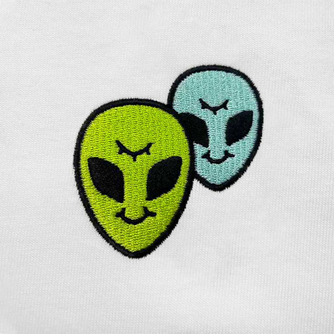 Alien Embroidered Hoodie