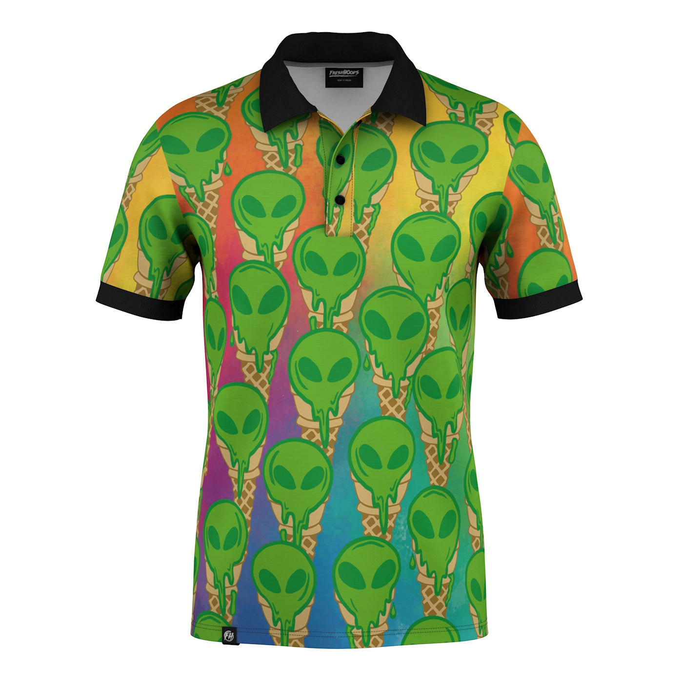 UFO Ice Cream Polo Shirt