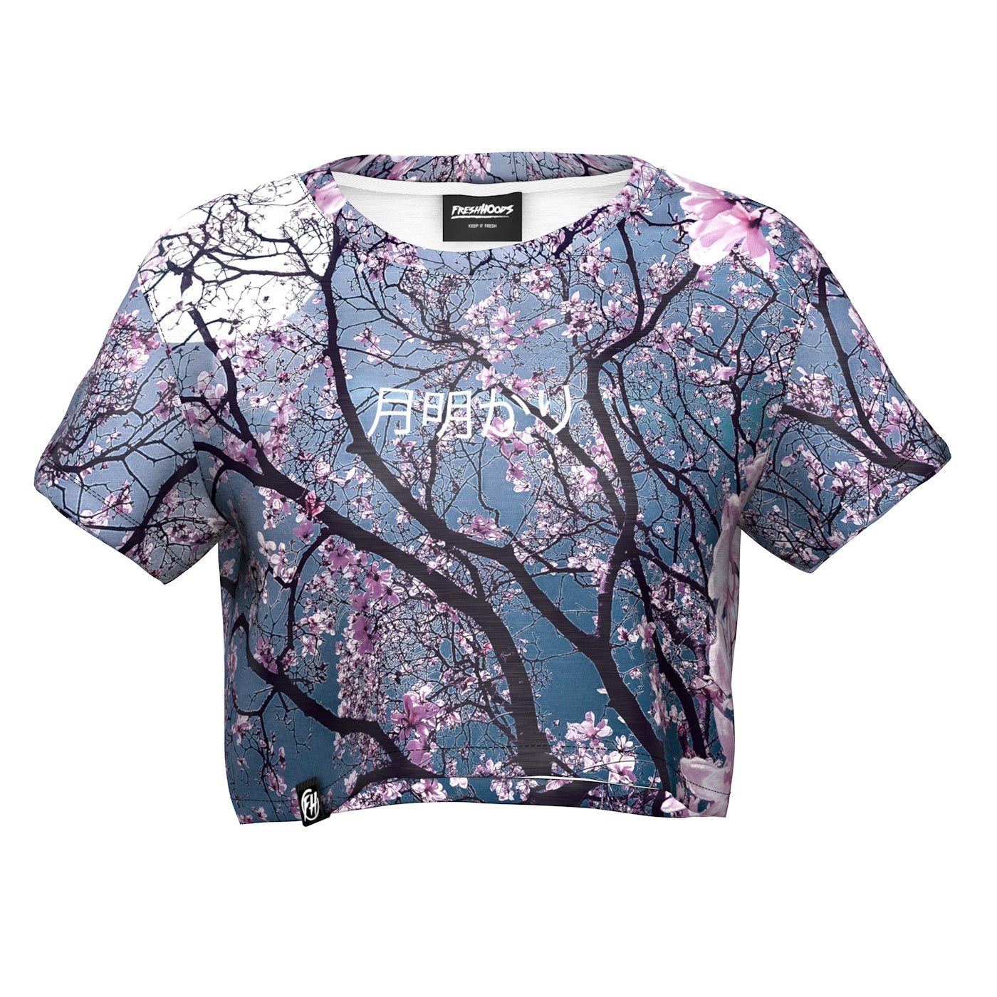 Moonlight Blossom Crop Top