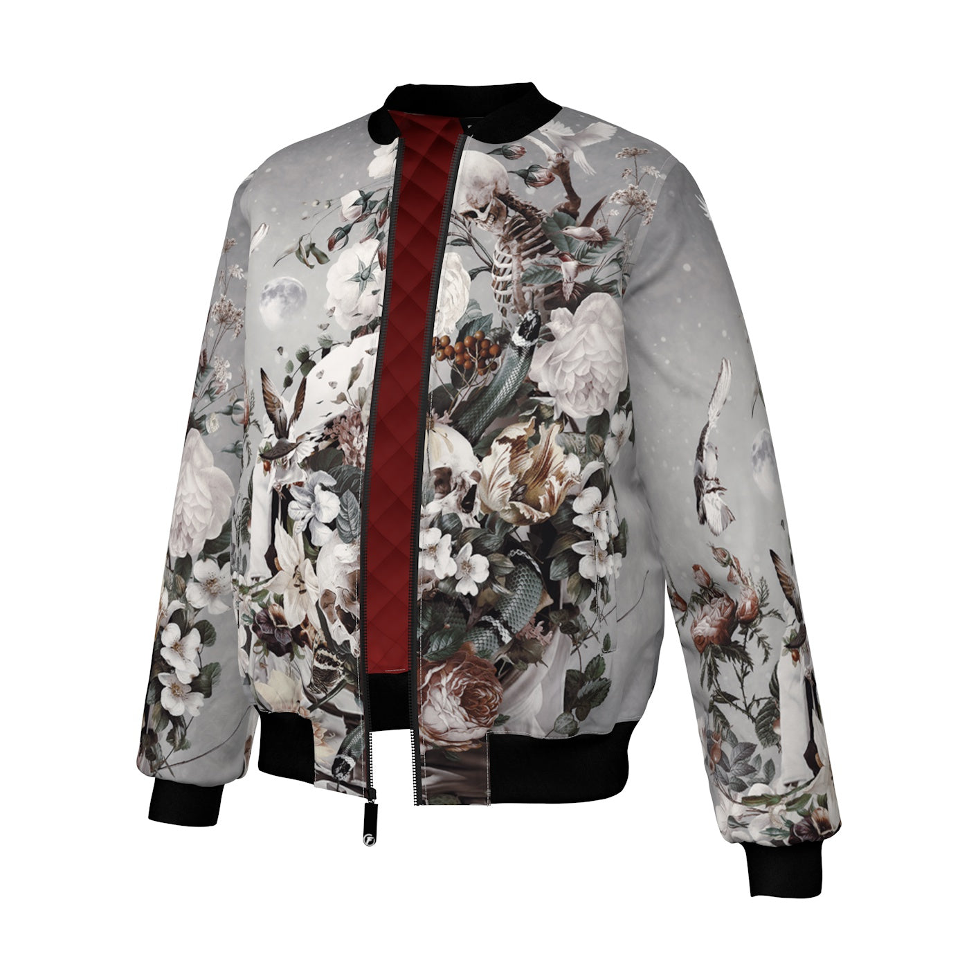 Floral Space Bomber Jacket