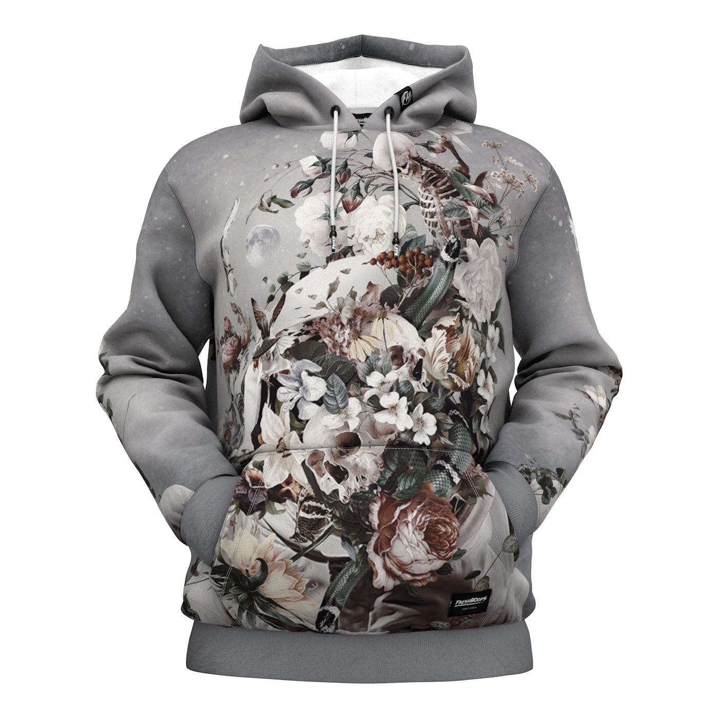 Floral Space Hoodie