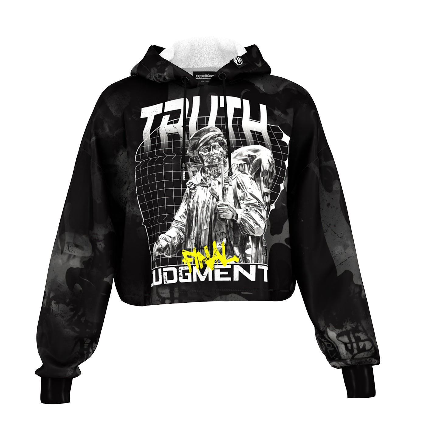 Judgment Cropped Hoodie