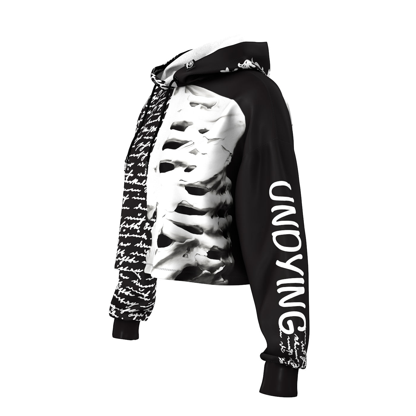 Undying Cropped Hoodie