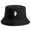 Embroidered Ghost Bucket Hat