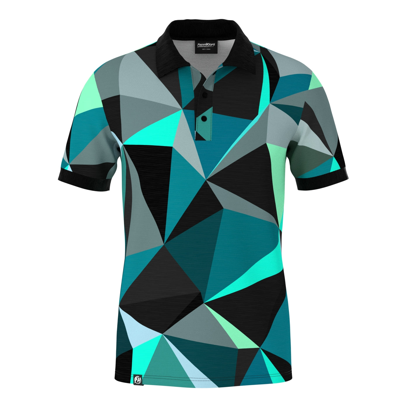 Cubes Forest Polo Shirt