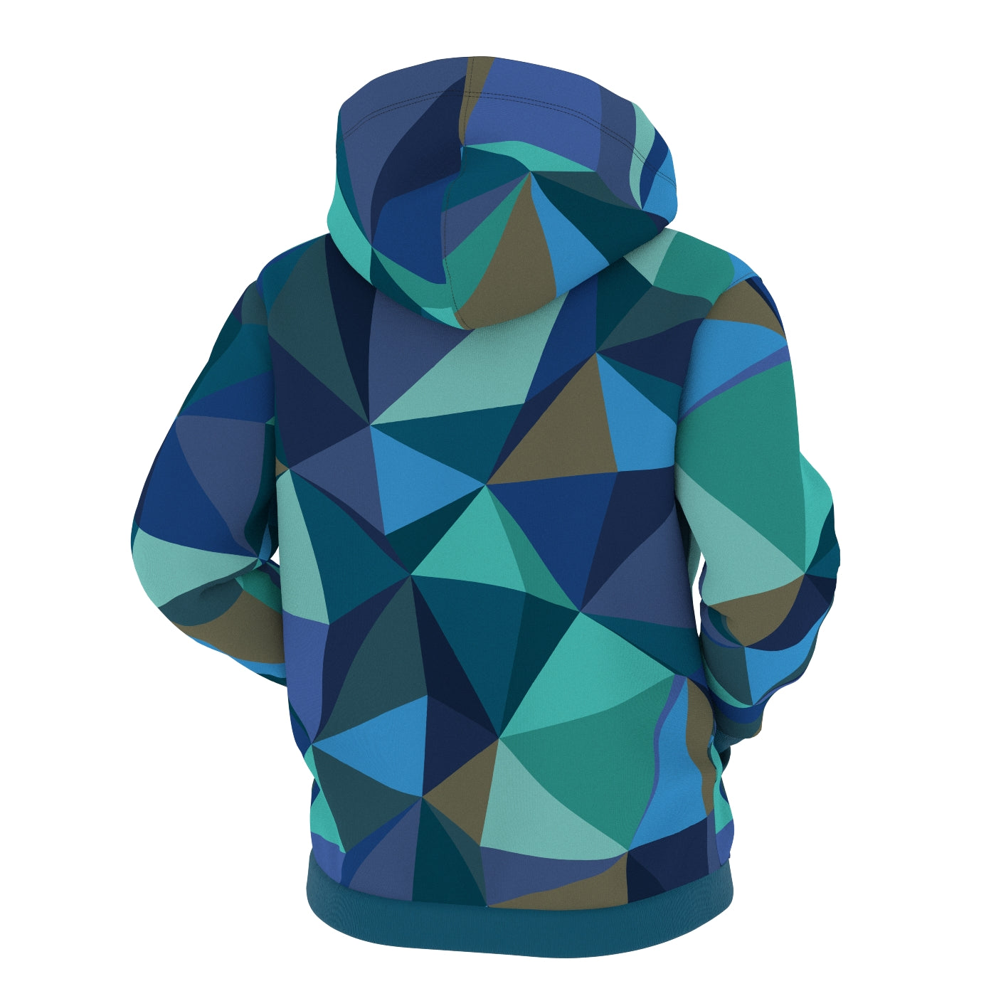 Moonlit Cubes Zip Up Hoodie