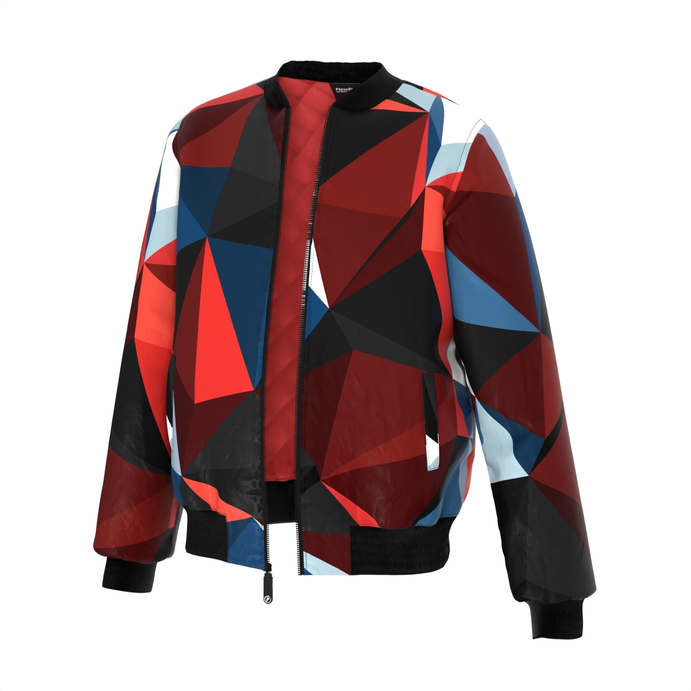 Cubes Sunset Bomber Jacket