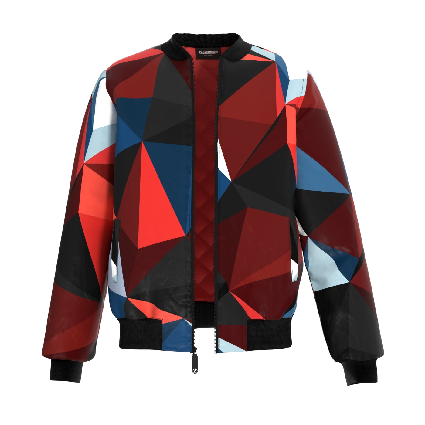 Cubes Sunset Bomber Jacket