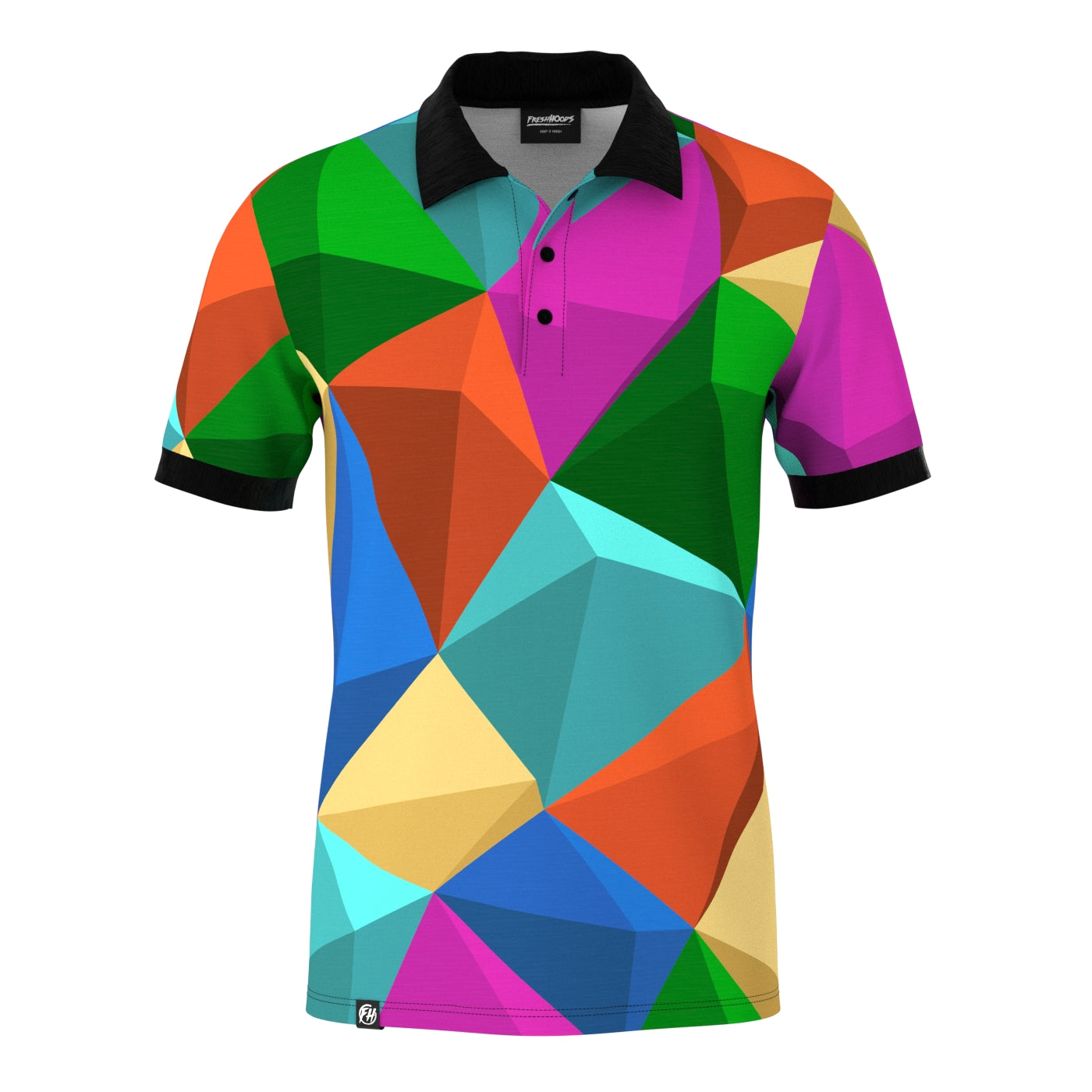 Cubes Cheerful Polo Shirt