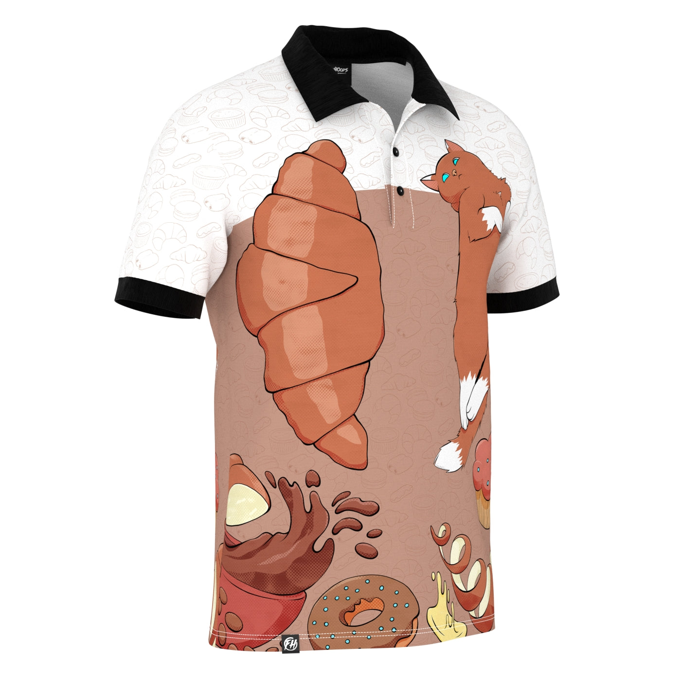 Croissant Twin Polo Shirt