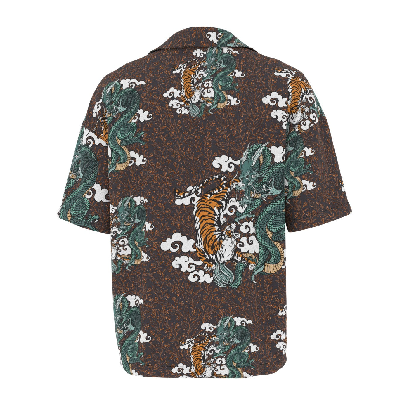 Dragon & Tiger Oversized Button Shirt