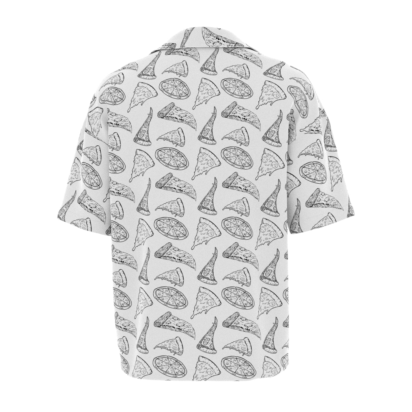 Pizza Party Oversized Button Shirt