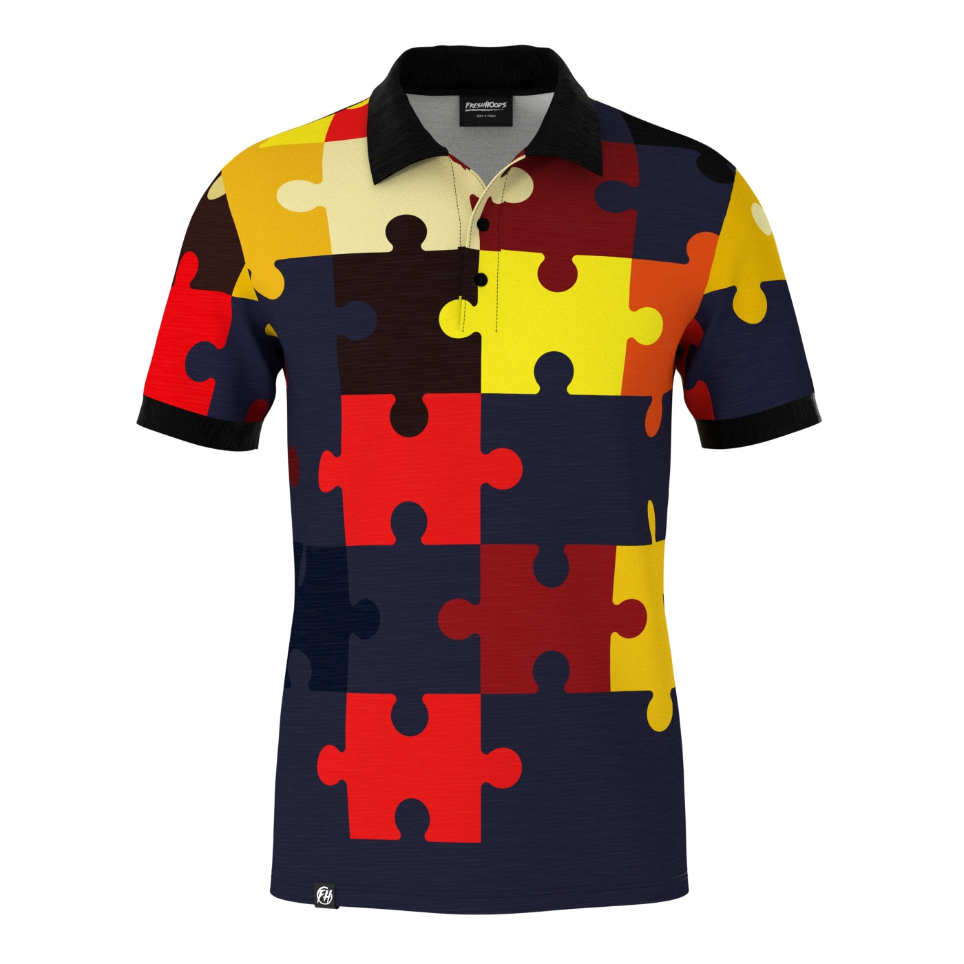 Puzzled Polo Shirt