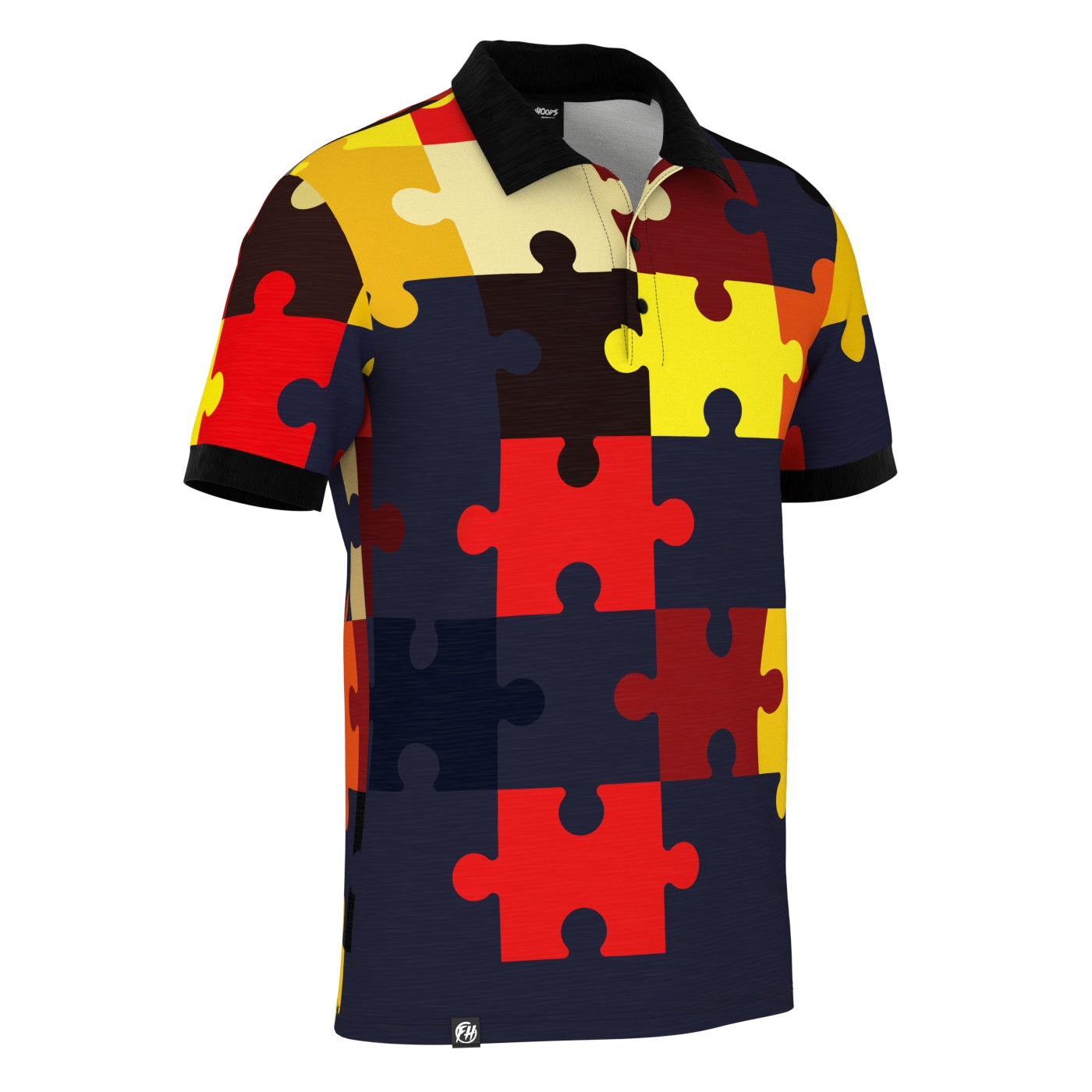 Puzzled Polo Shirt