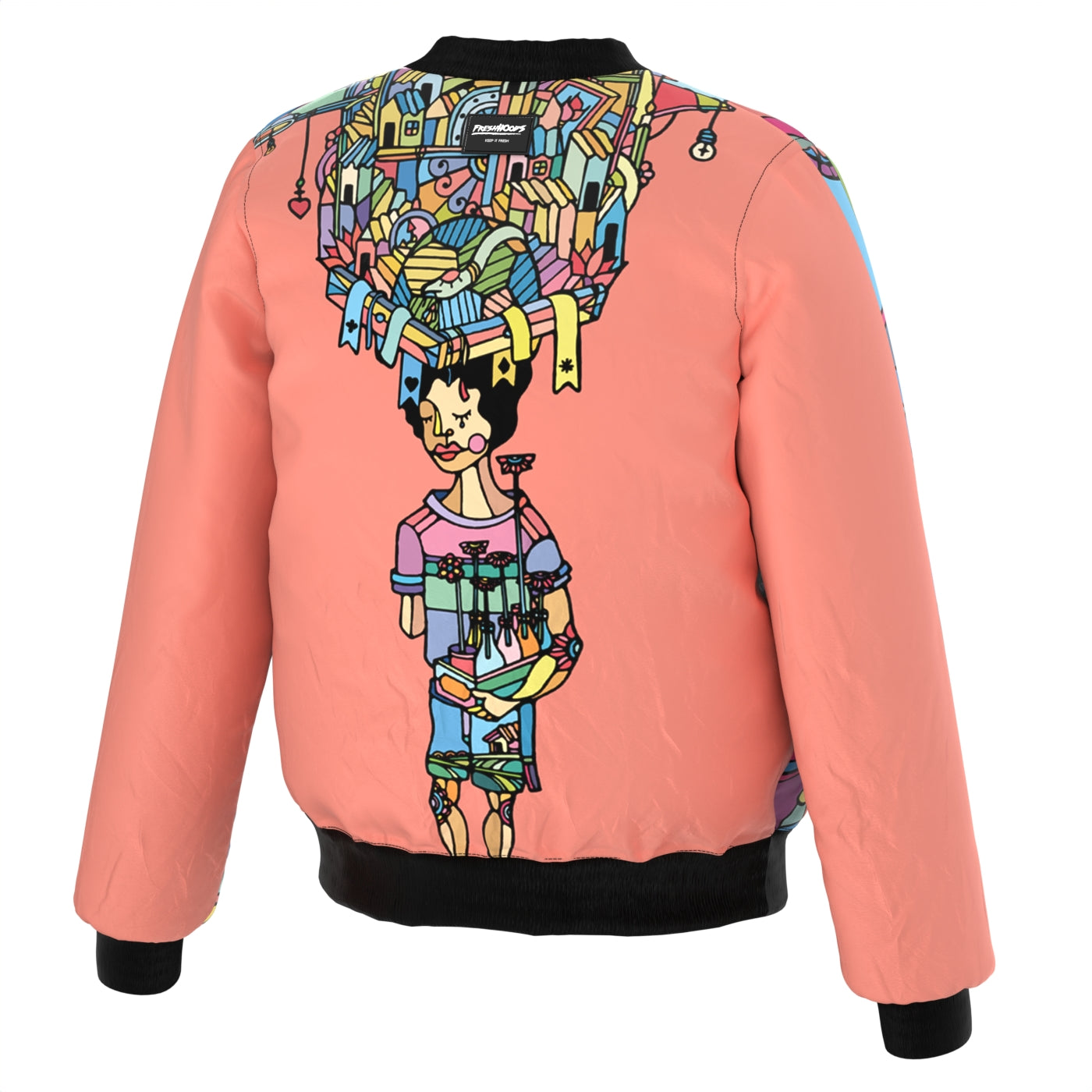 Porta Peach Bomber Jacket