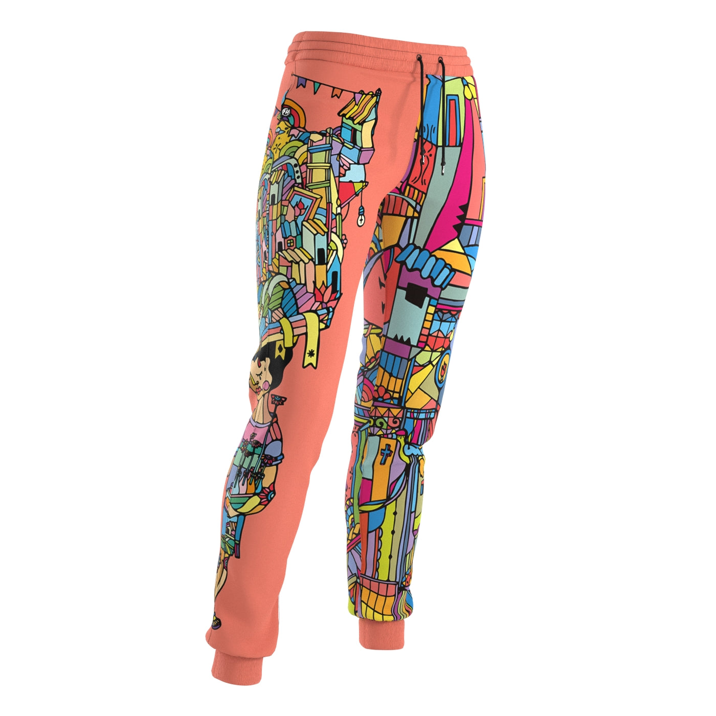 Porta Peach Women Sweatpants