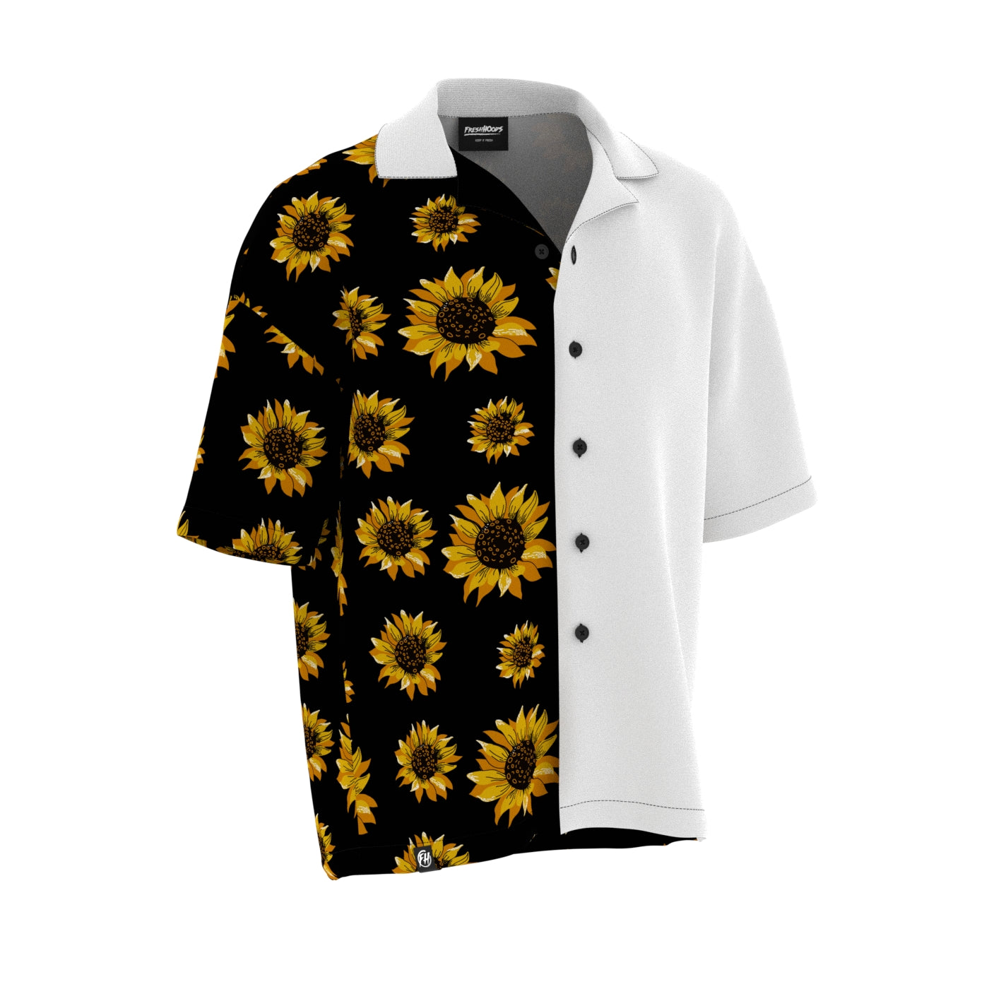 Sunflowers Oversized Button Shirt