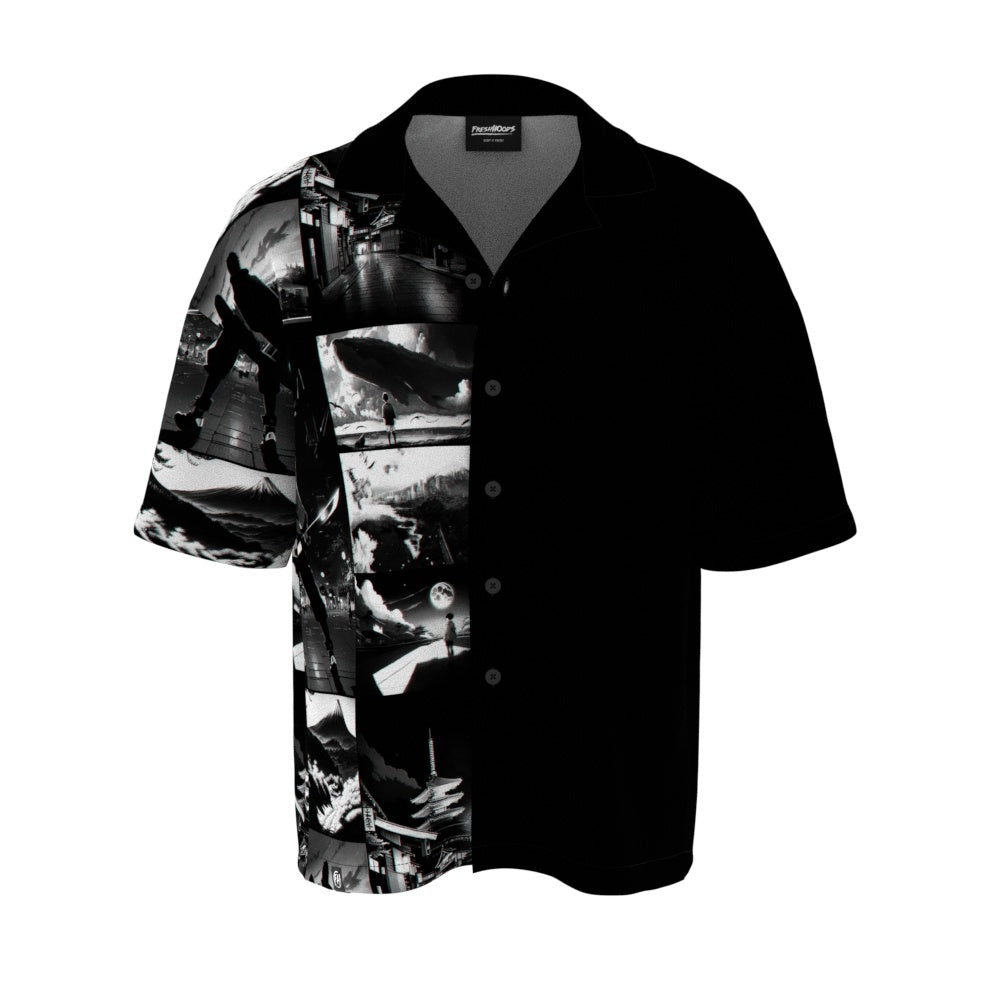 Future Is Ours Oversized Button Shirt