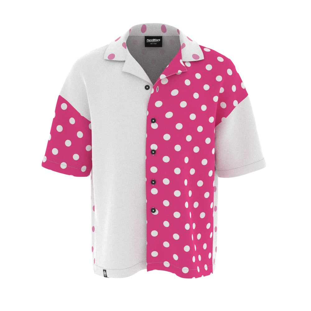 Polka Oversized Button Shirt