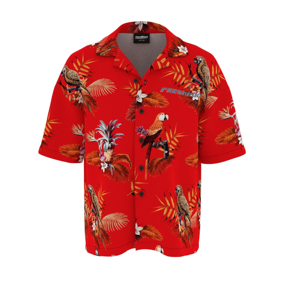 Paradise Pursuit Oversized Button Shirt