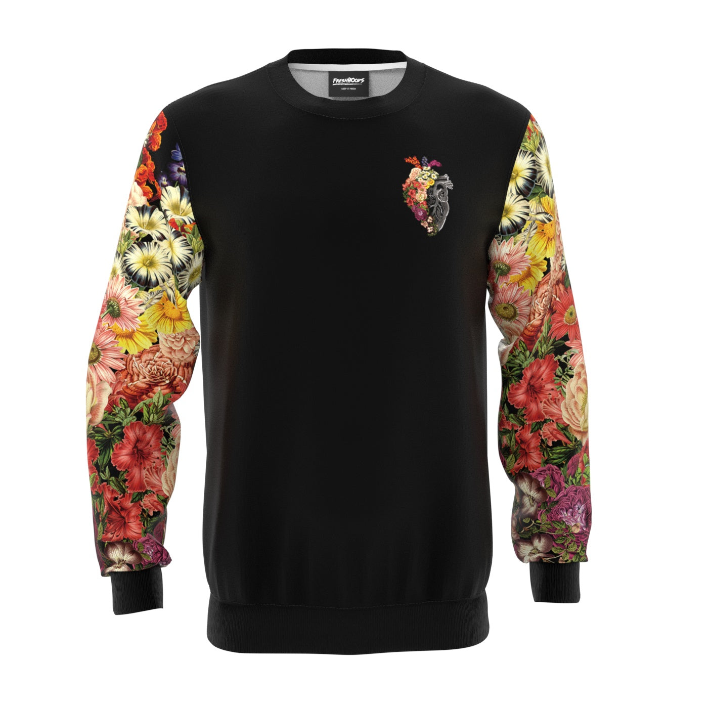 Flower Heart Sweatshirt
