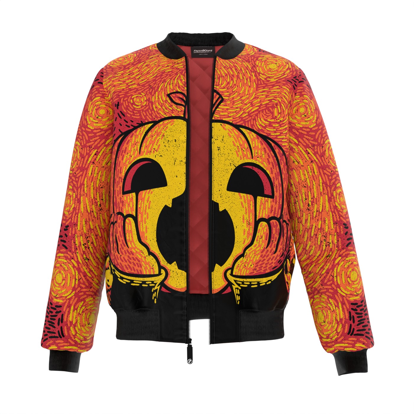 Starry Halloween Night Bomber Jacket