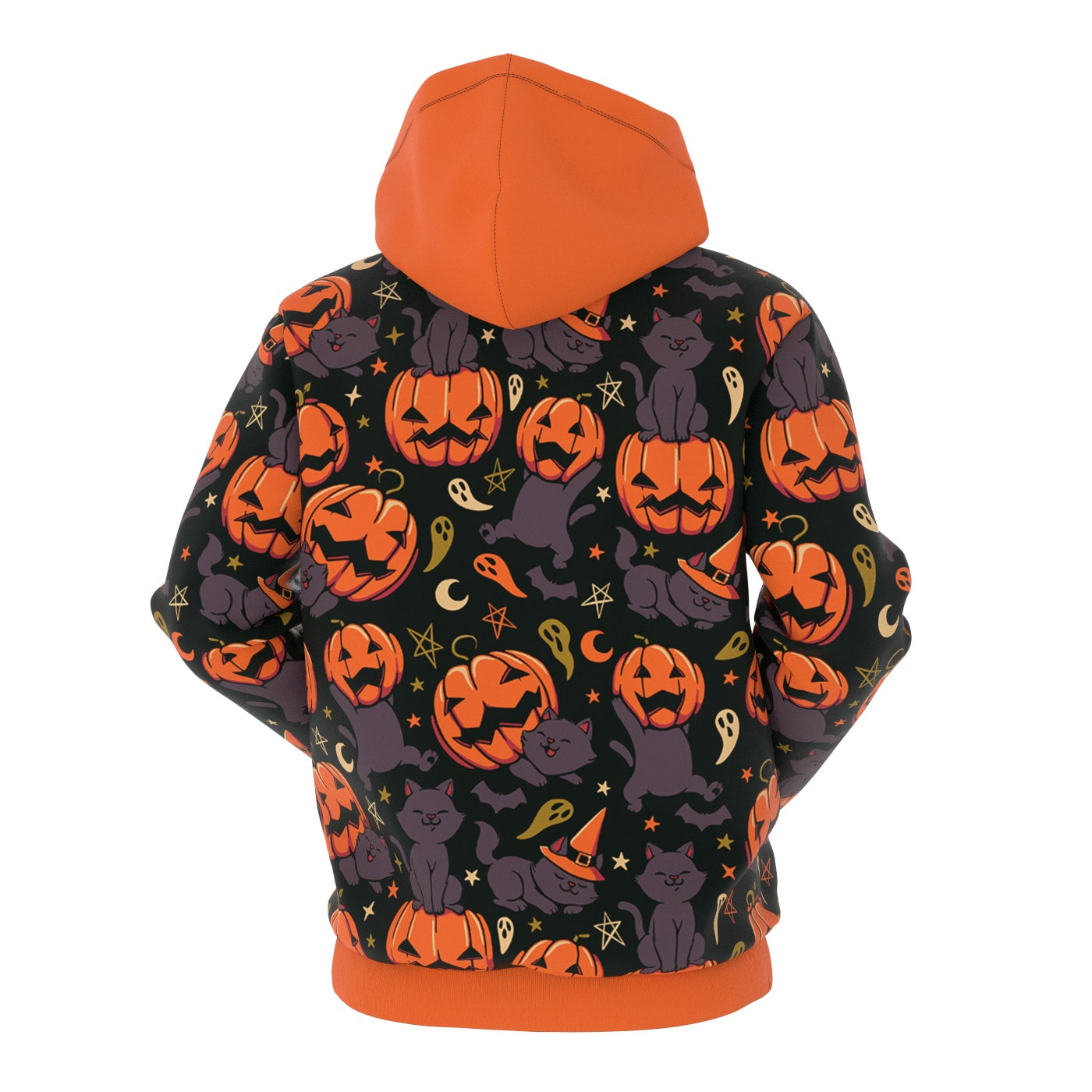 Pumpkin Field Cat Hoodie