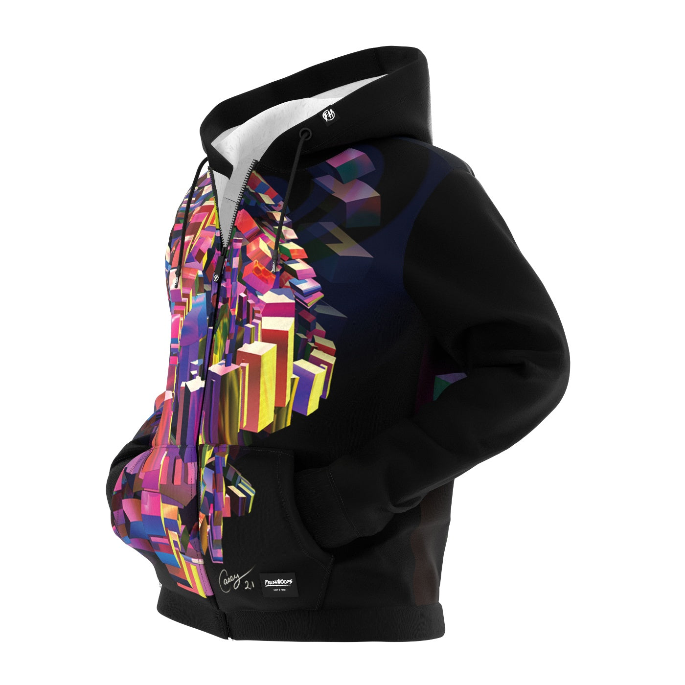 Kaotic Mind Zip Up Hoodie