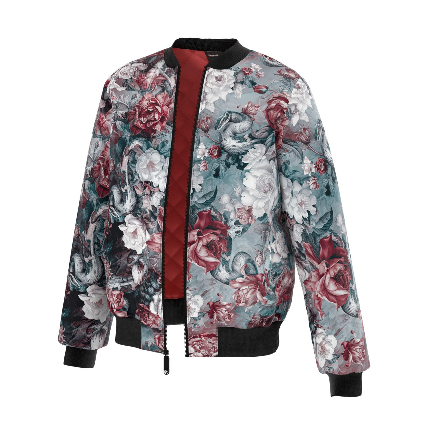 Skull Serpent Serenade V5 Bomber Jacket