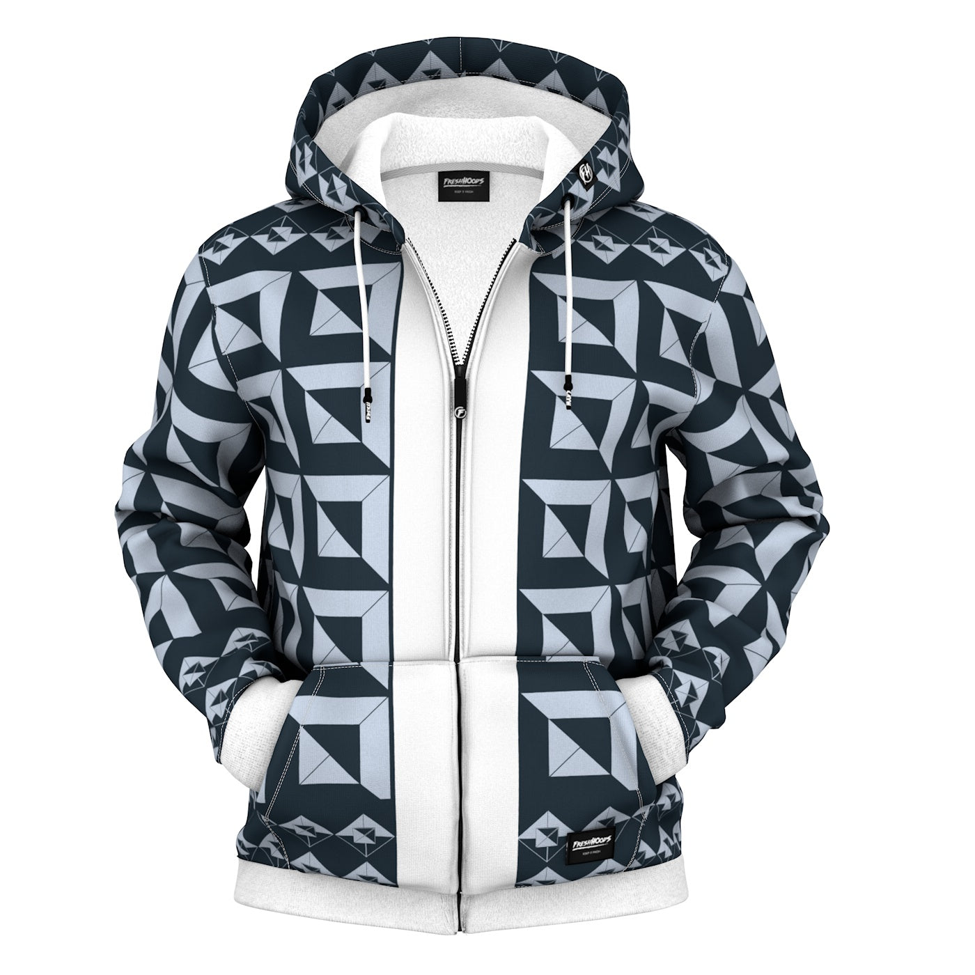 Porcelain Zip Up Hoodie