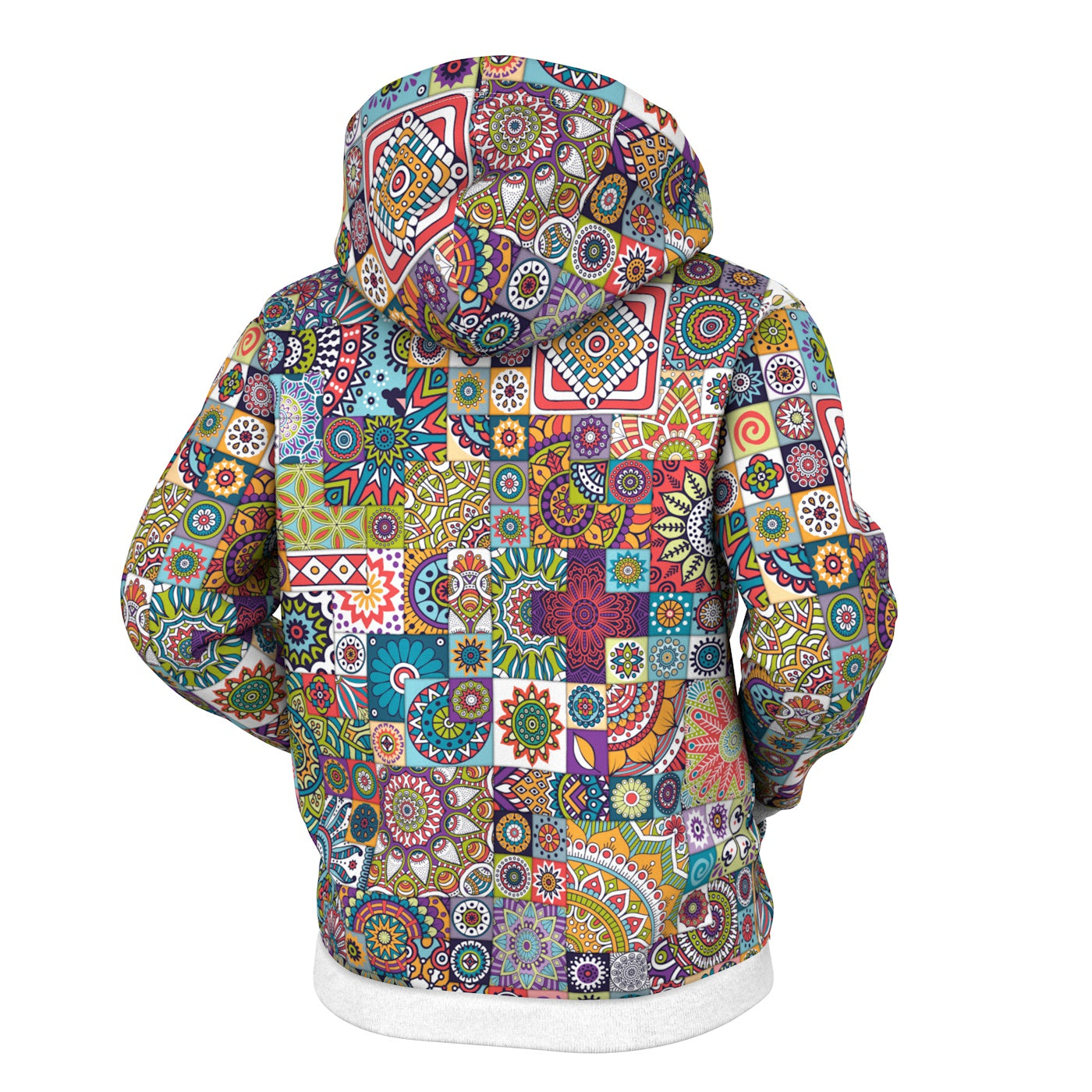 Tribal Mosaic Zip Up Hoodie