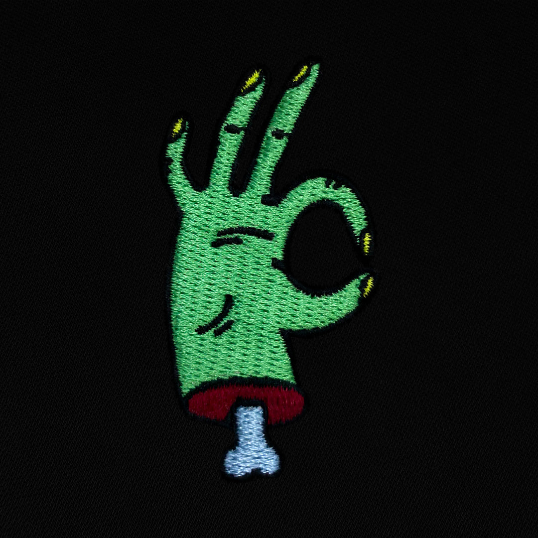 Zombie OK Embroidered Hoodie