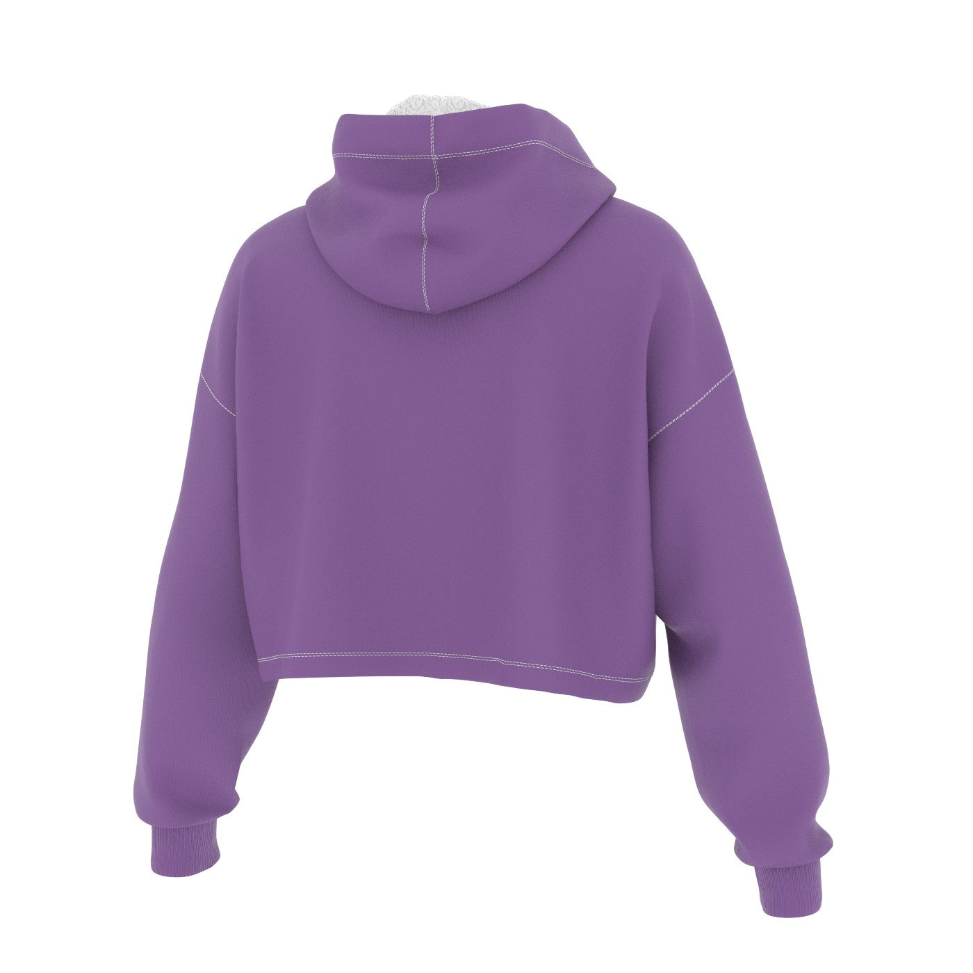 Amethyst Orchid Cropped Hoodie