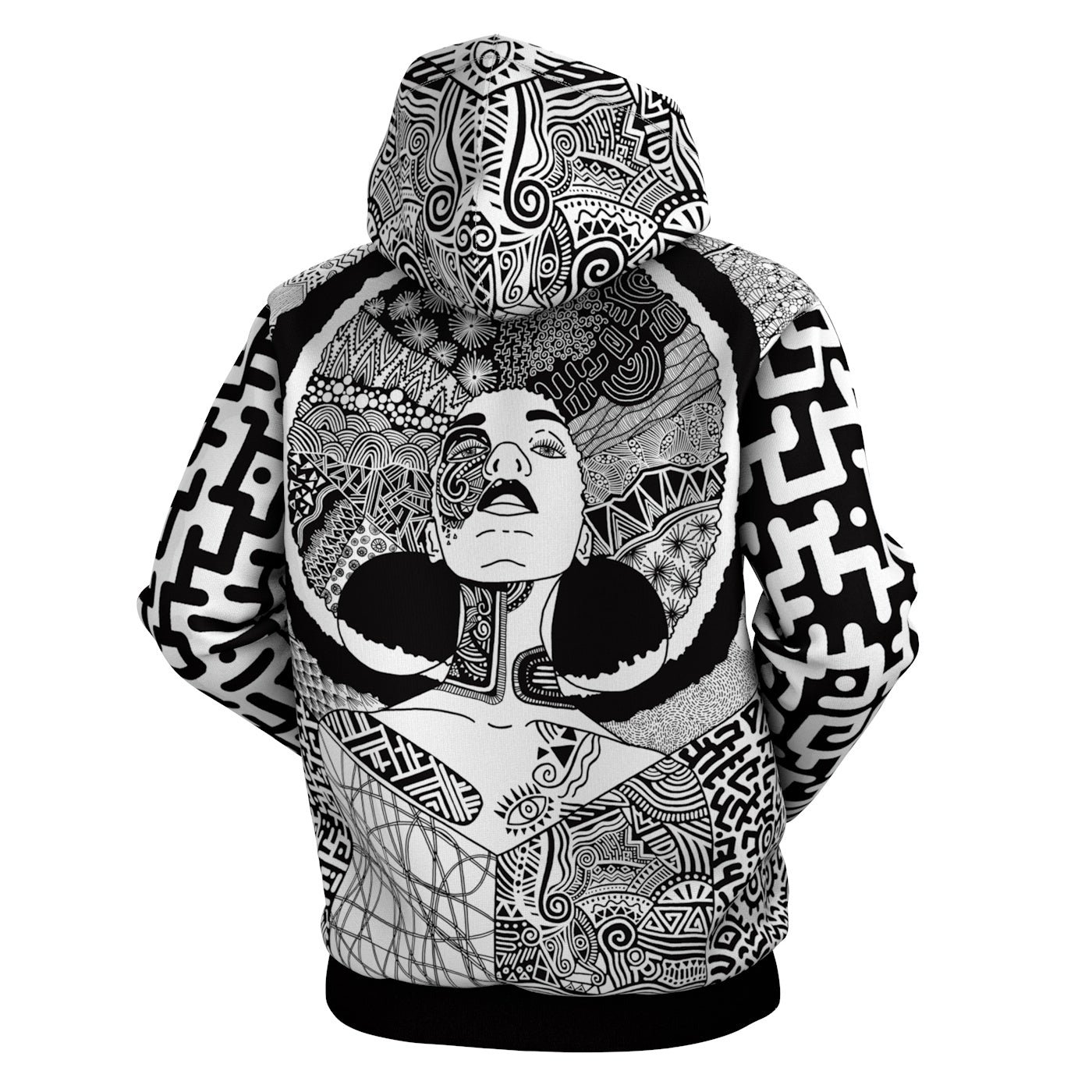 Black And White Beauty Hoodie