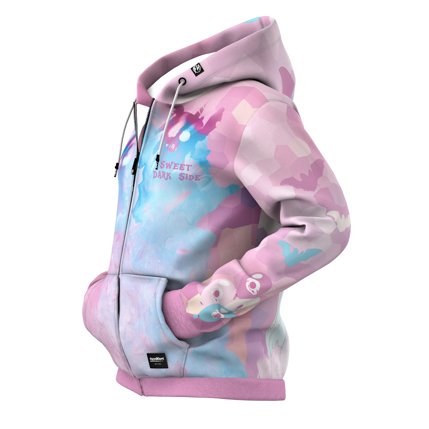 Demon Pony Zip Up Hoodie