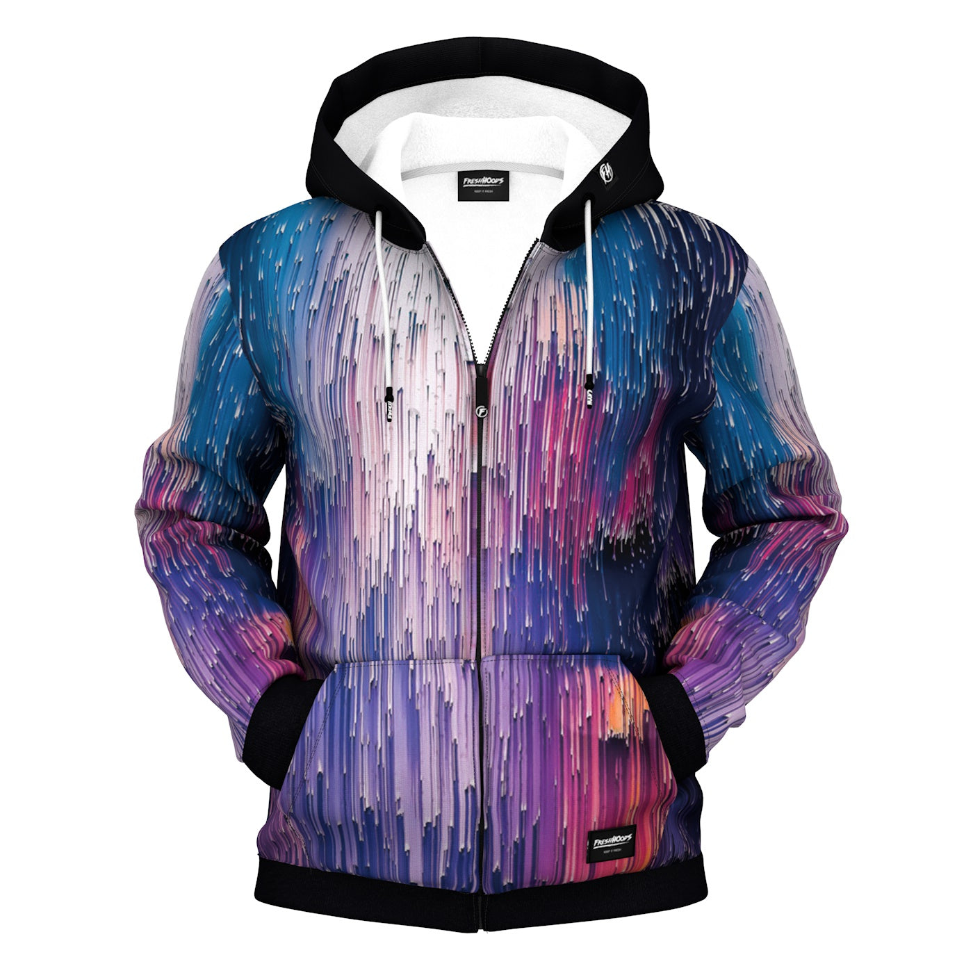 Ethereal Radiations Zip Up Hoodie