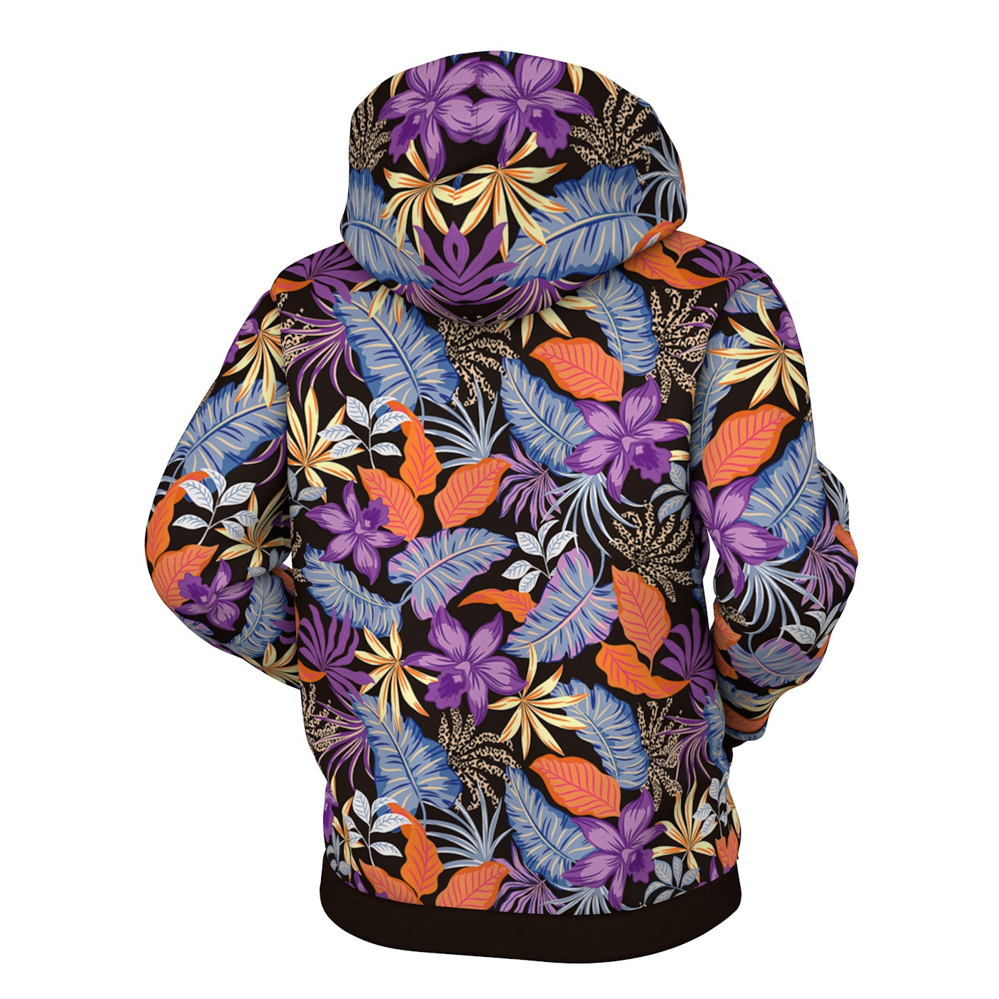 Evening Floral Dance Zip Up Hoodie