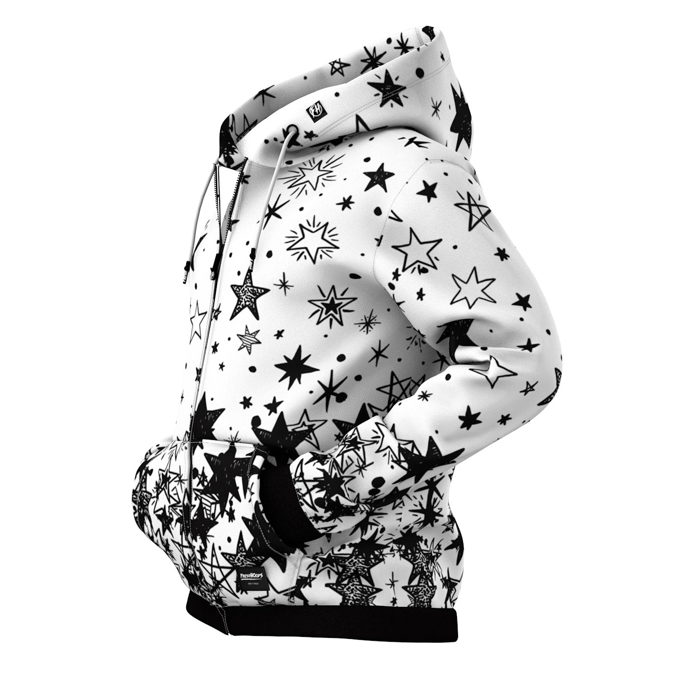 Falling Star Zip Up Hoodie