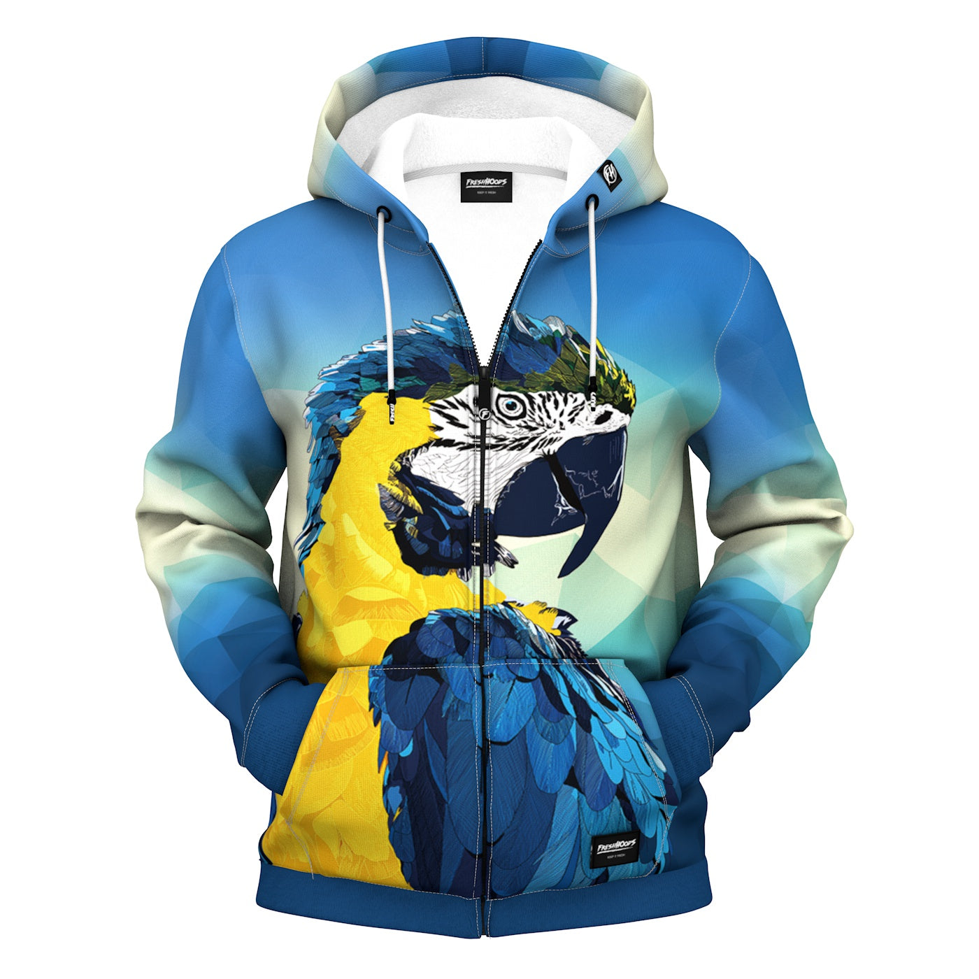 Macaw Zip Up Hoodie