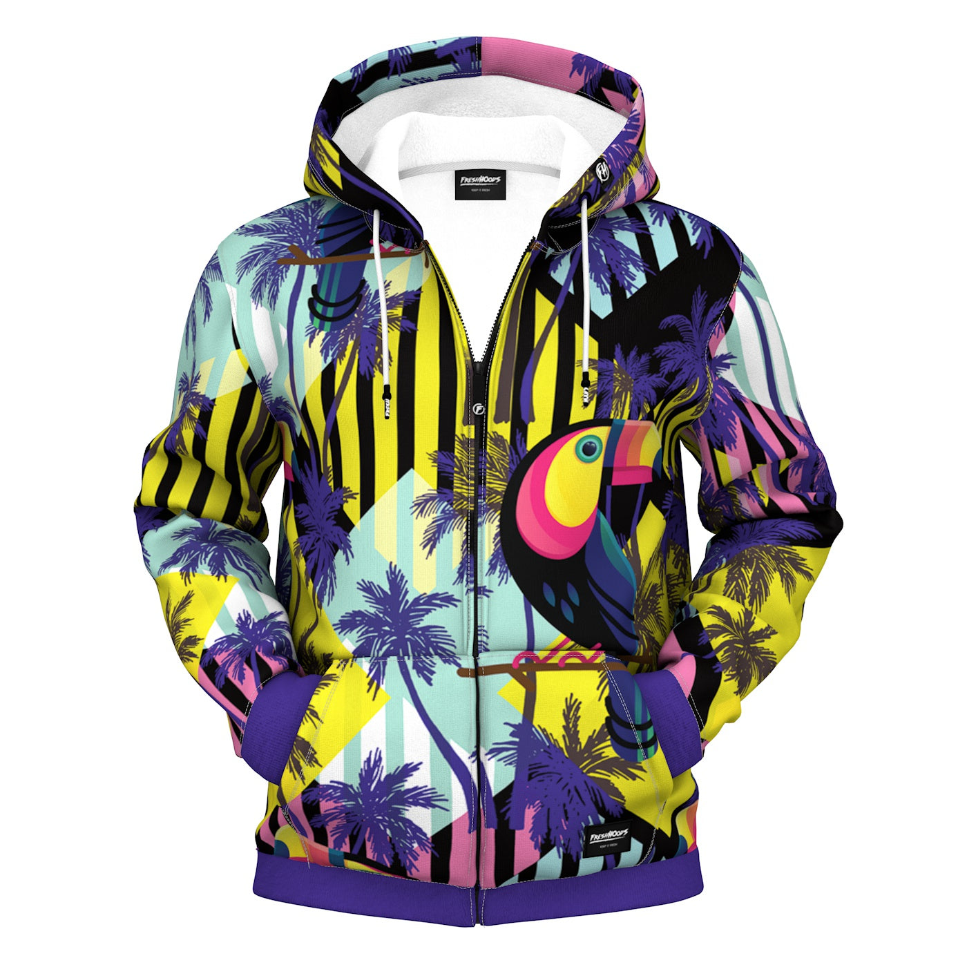 Manu Tucan Zip Up Hoodie