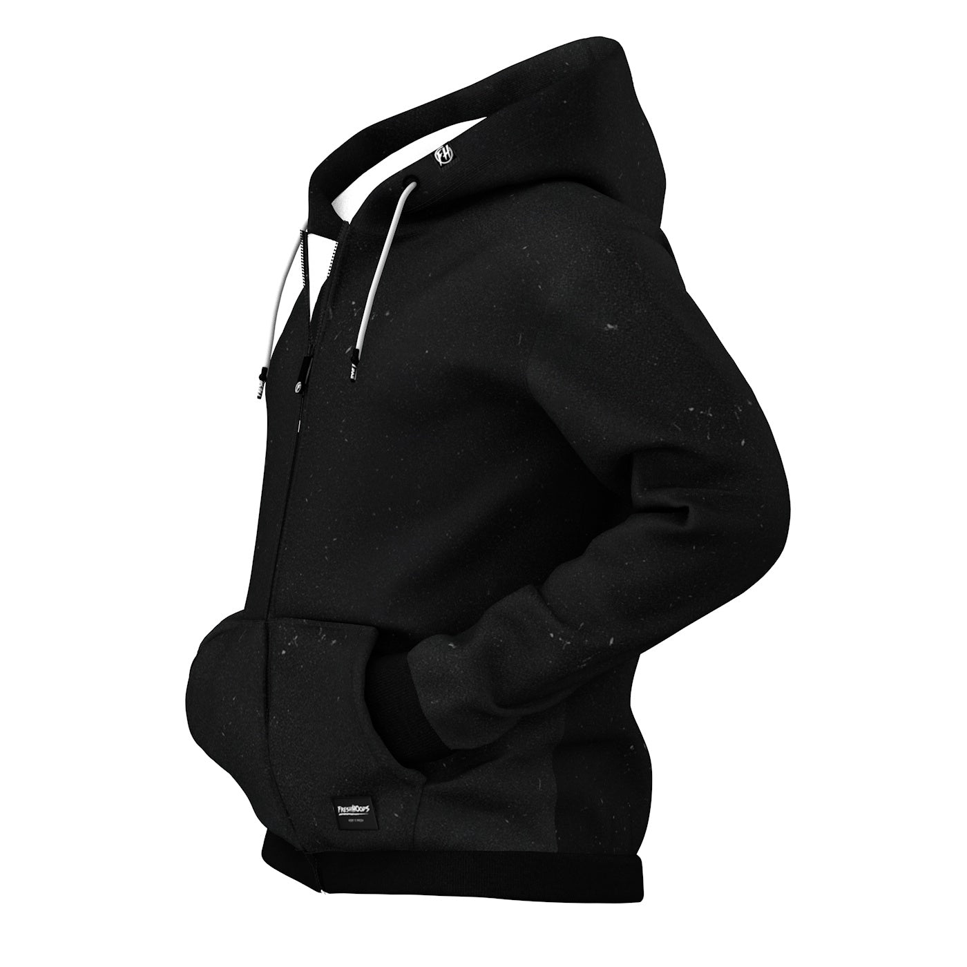 Moon Elephant Zip Up Hoodie