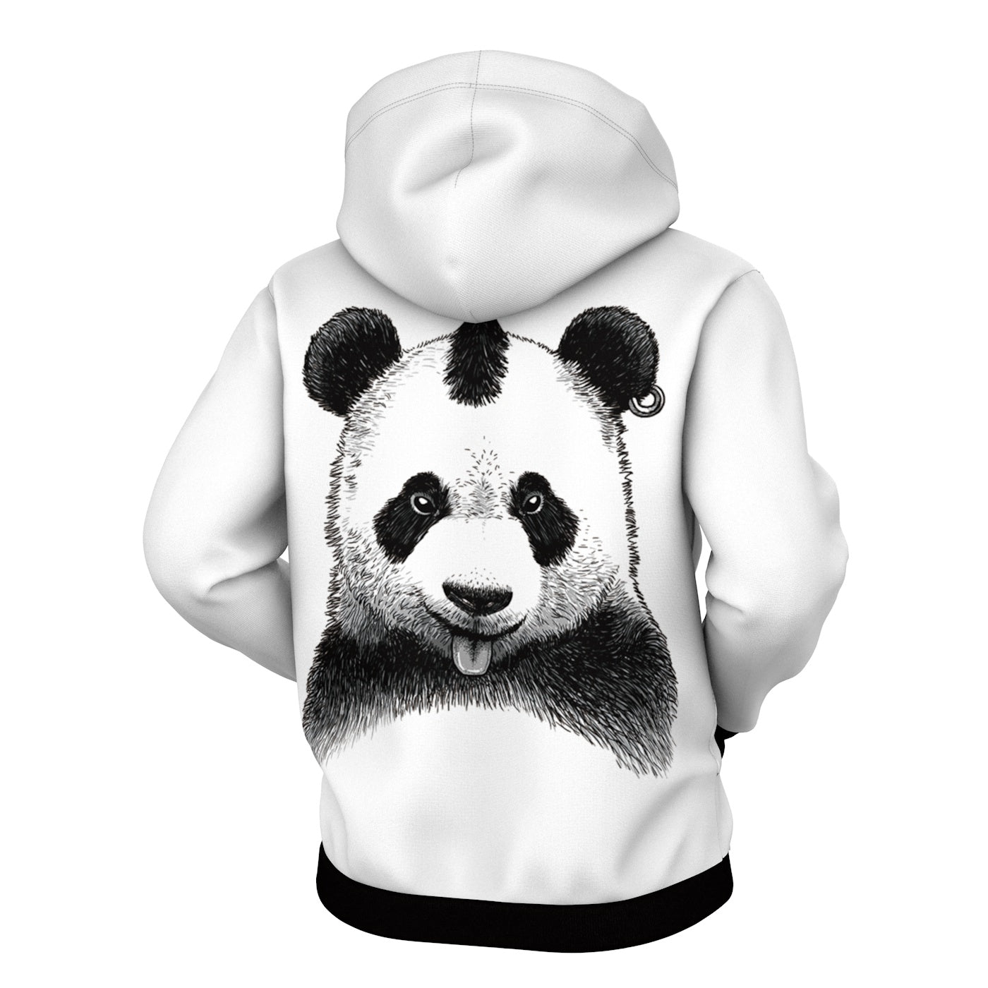 Punk Panda Zip Up Hoodie