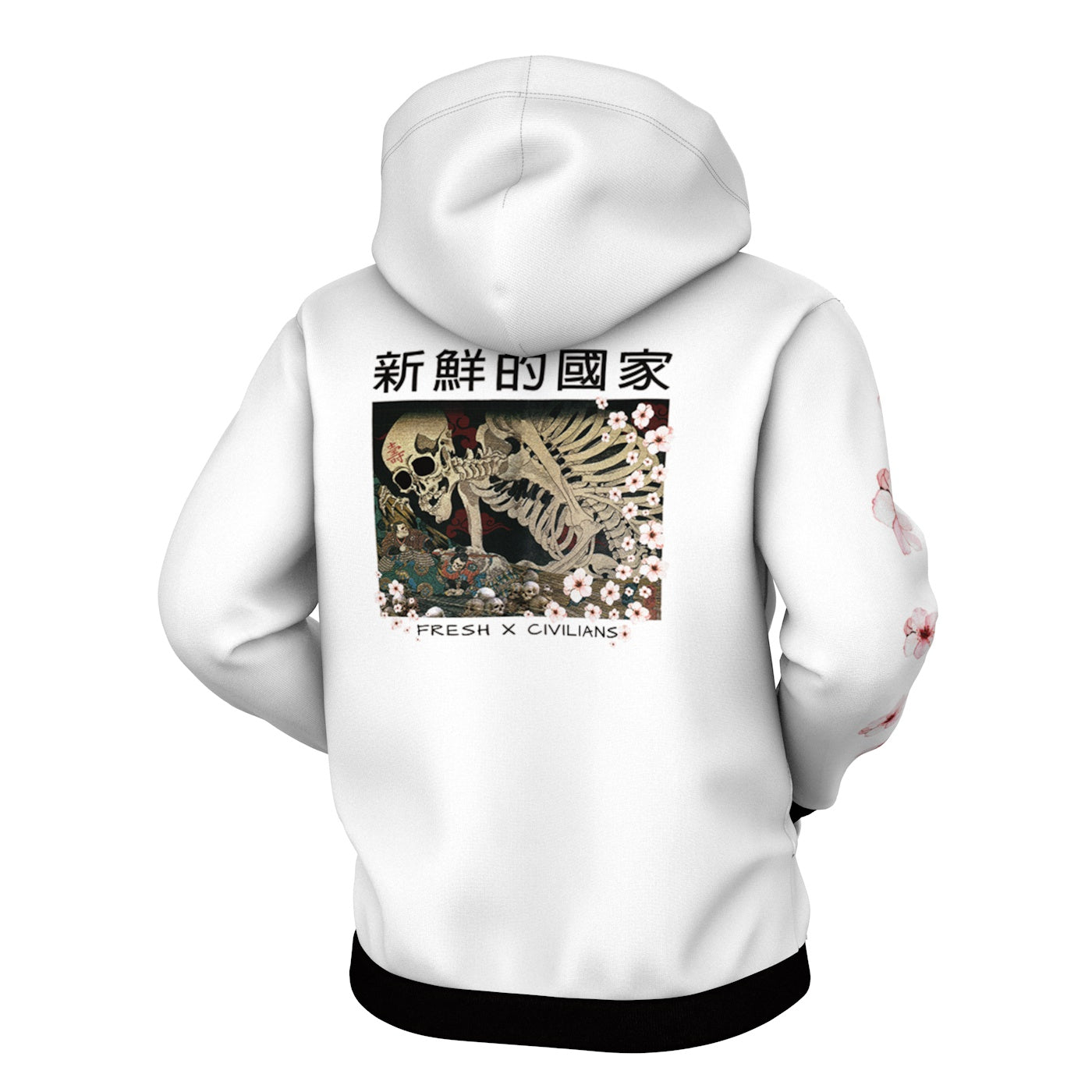 Skelenese Zip Up Hoodie