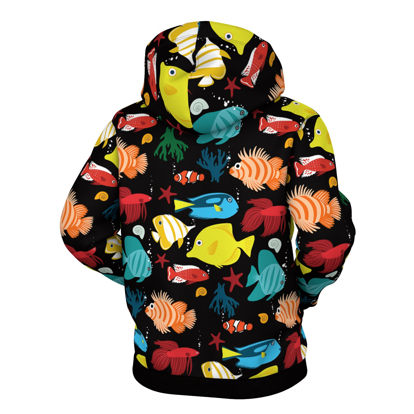 Tropical Fish Zip Up Hoodie